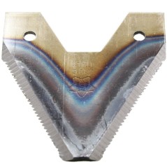Dente lama sezione rigata tipo larga motofalciatrice BCS Bertolini Grillo Nibbi | NewgardenParts.com