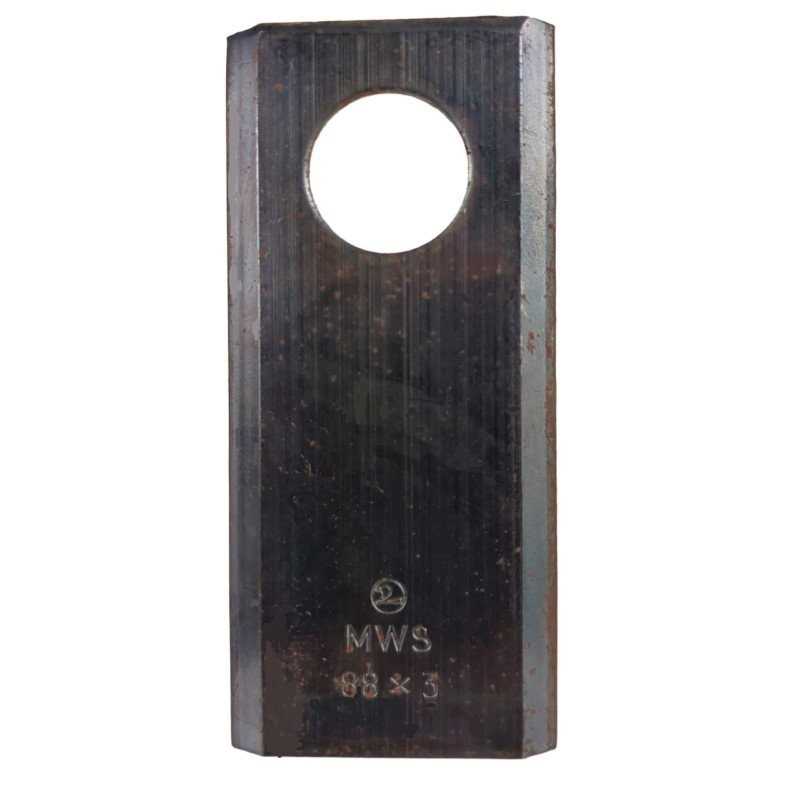 Coltello dritto falciatrice rotativa CLAAS BELLON MARANGON MORRA 94x40 foro 19mm