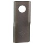 Left helical knife for rotary mower PZ Zweegers Claas Niemeyer Fella Krone - 570.409