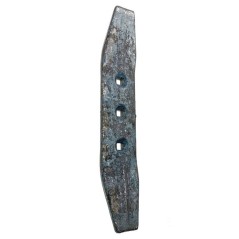 Double-pointed plowshare for Superior subsoiler anchor 76x420 with 3 countersunk holes M12 in boron steel