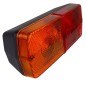Right and left rear light for tractor and trailer 3 lights rectangular without reflector - COBO