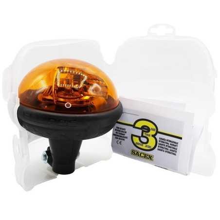 Ellipsen-Traktor-Blinkleuchte mit flexiblem Stab 12/24 V - Rundumkennleuchte | NewgardenParts.com