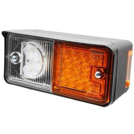 Luz LED delantera derecha para tractor y remolque, 2 luces 12-24V | NewgardenParts.com
