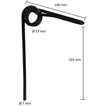 Muelle delantero para grada de semillas Ima La Rocca Cimac | NewgardenParts.com