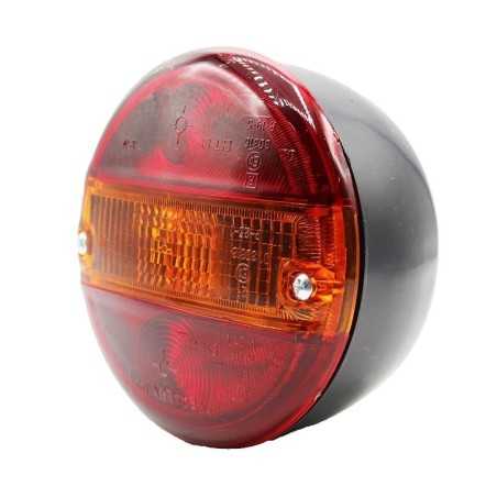 Rundes rechtes Rücklicht für Traktor und Anhänger 140 mm 3 Lichter | NewgardenParts.com