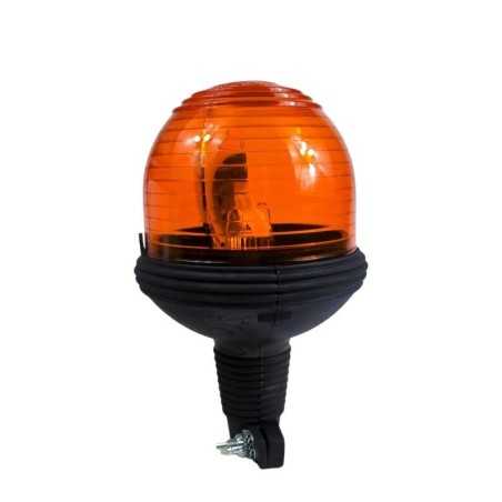 Orangefarbenes Traktor-Blinklicht mit flexiblem Stab, 12–24 V, Rundumkennleuchte | NewgardenParts.com