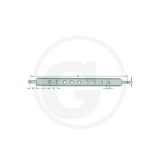 Barra di traino per trattorino rasaerba tosaerba cat. 1 20013130 | NewgardenParts.com