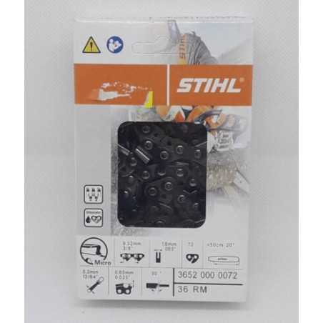 Chaîne Rapid Micro Tronçonneuse 72 maillon barre 50cm ORIGINAL STIHL 36520000072 | NewgardenParts.com