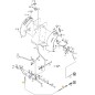 Blade coupling cable tractor models 2125H 2125M ORIGINAL STIGA 1134-3573-06