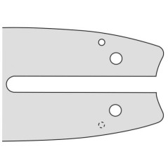 Kettensägeschiene Länge 30cm Teilung 3/8'' Dicke 1,3mm kompatibel OREGON A074