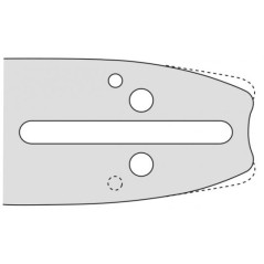 Kettensägeschiene Länge 33cm Radstand 325" Dicke 1,5mm kompatibel OREGON K095