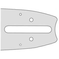 Kettensägeschiene Länge 38cm Teilung 3/8'' Dicke 1,6mm kompatibel OREGON D025