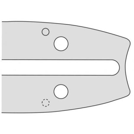 Kettensägeschiene Länge 40 cm Kettenteilung 3/8'' Kettendicke 1,5 mm OREGON D024