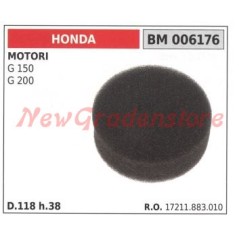 Air filter HONDA engines G 150 200 006176