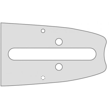 Kettensägeschiene Länge 43cm Radstand.404'' dick 1.6mm kompatibel OREGON E031