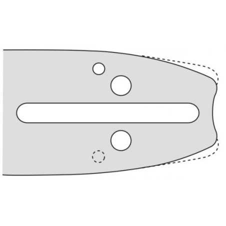 Chain saw bar length 50cm pitch 3/8" thickness 1.3 mm compatible OREGON K095