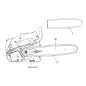 ORIGINAL OLEOMAC 3061026R DT9D GST250 10 Zoll Kettensägeschiene