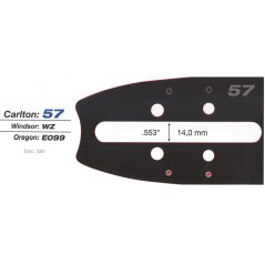 Barra stellite motosega CARLTON 070 084 E30 Dura Tip L- 84 cm spessore 1,6 mm