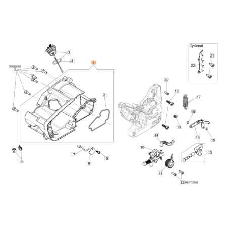 ORIGINAL OLEOMAC base for GST 360 50270215A chainsaw | NewgardenParts.com
