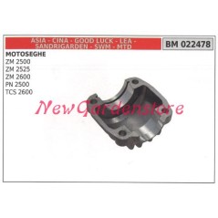 Base Cilindro pistone segmenti CINA motore motosega ZM 2500 2525 2600 022478 | NewgardenParts.com