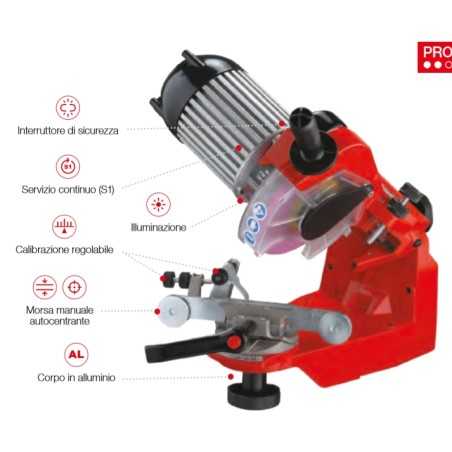 Meuleuse d'établi électrique JOLLY STAR pour tous types de chaînes | NewgardenParts.com