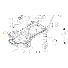 Base di appoggio ORIGINALE WORX robot rasaerba WG798E - WG797E.1 | NewgardenParts.com