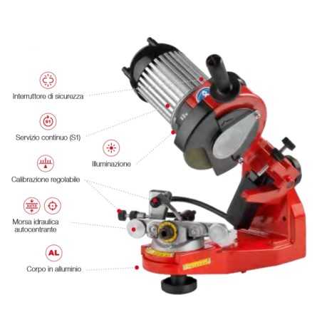 SUPER JOLLY elektrischer Schleifbock für alle Kettentypen | NewgardenParts.com