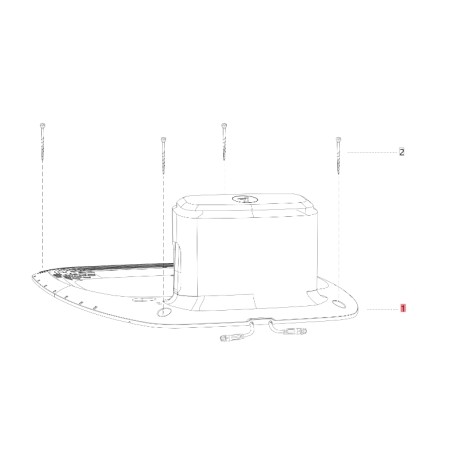 Base stazione ricarica ORIGINALE BLUEBIRD robot rasaerba NAVIMOW AB12.01.00.0192 | NewgardenParts.com