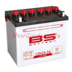 Batteria a secco trattorino tagliaerba 12V 24Ah polo positivo destra 310502 | NewgardenParts.com