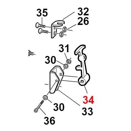 Agganciacofano in gomma naturale TURBO4 ORIGINALE GIANNI FERRARI 00.07.02.0050 | NewgardenParts.com