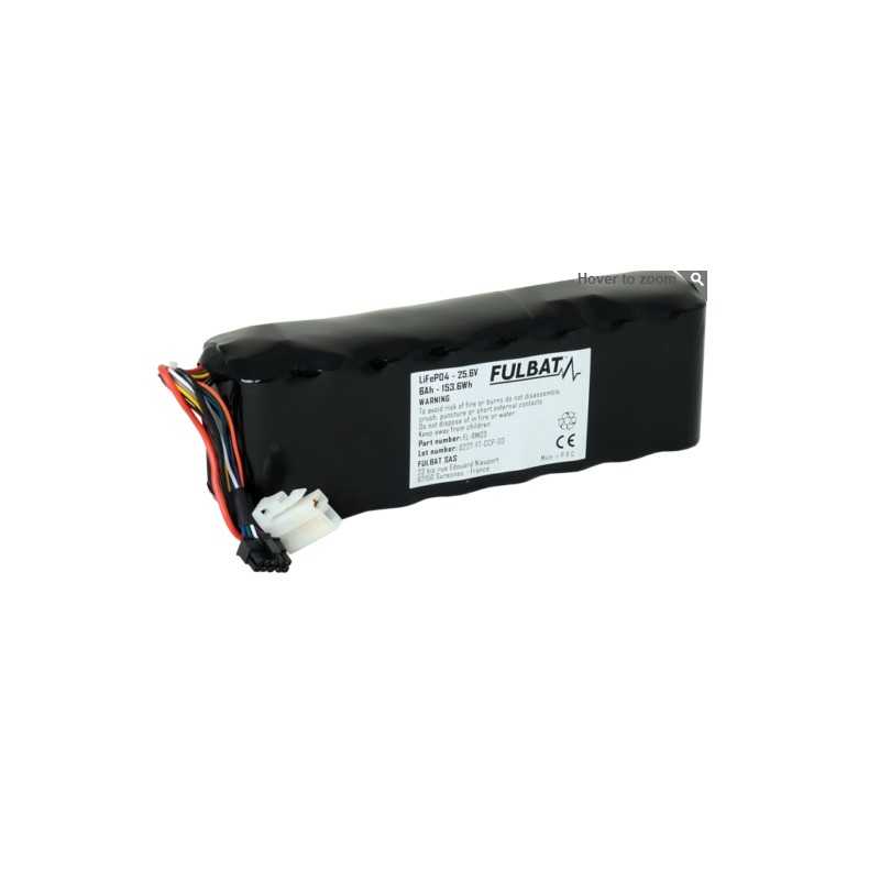 6Ah 25,6V battery compatible ROBOMOW CUB CADET WOLF GARTEN robot lawnmower