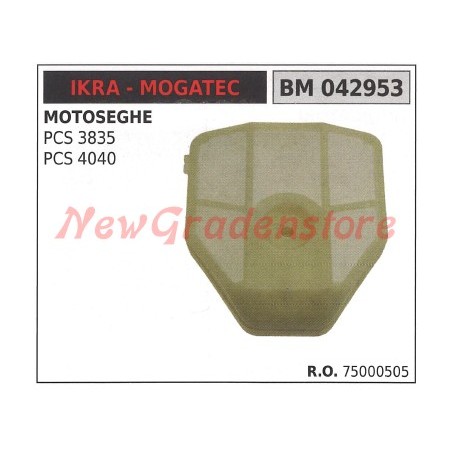 Filtro aria IKRA motosega PCS 3835 4040 042953 | NewgardenParts.com