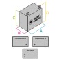 Batterie AGM 12 Ah /12 V pôle positif gauche pour tracteur de pelouse