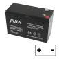 Batería AGM 7,2 Ah /12 V Polo positivo izquierdo para tractor de césped