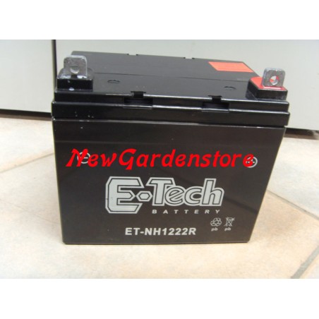 Batteria al gel avviamento trattorino rasaerba 12V/22A 310004 polo positivo DX | NewgardenParts.com