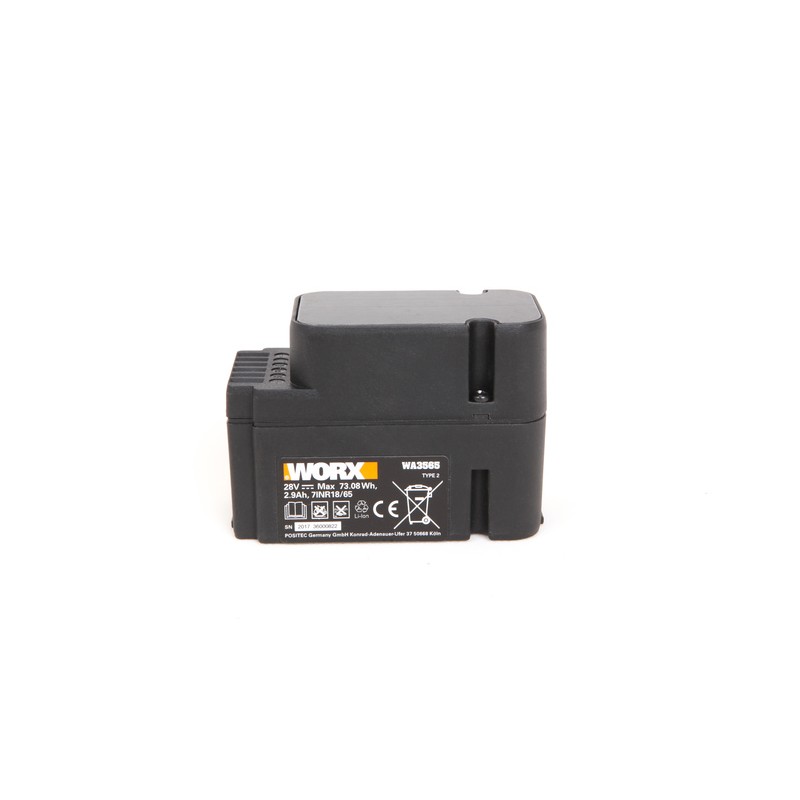 Batteria al litio 2.9 Ah 28 V WA3565 ORIGINALE WORX robot rasaerba WG798E