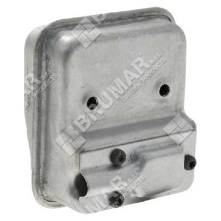 Muffler for IKRA brushcutters - MOGATEC 73041112 - 042450 | NewgardenParts.com