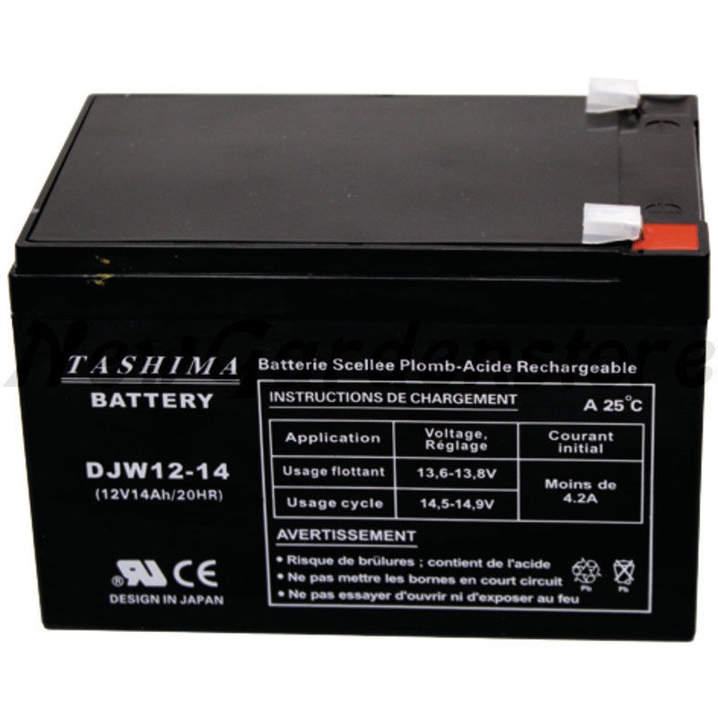 Batteria avviamento elettrico trattorino tagliaerba 12V 14Ah 57970046