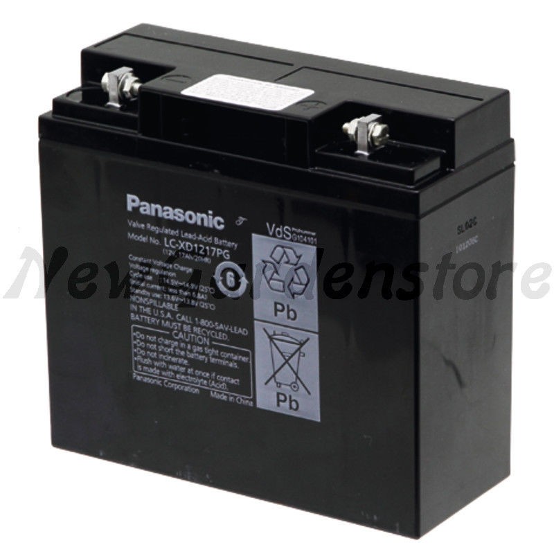 Batterie démarreur électrique tracteur de pelouse 12V 17Ah LCDXD1217P