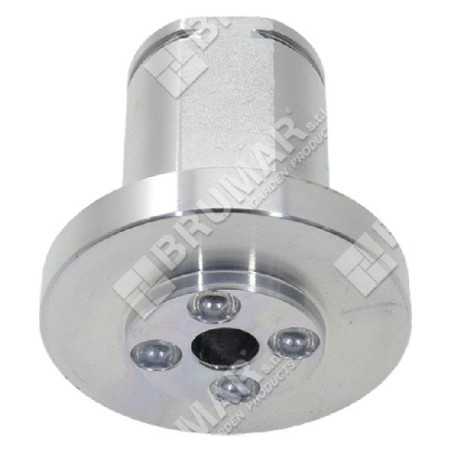 Eje portacuchillas diámetro 22 para cortacésped SABO - 055157 | NewgardenParts.com