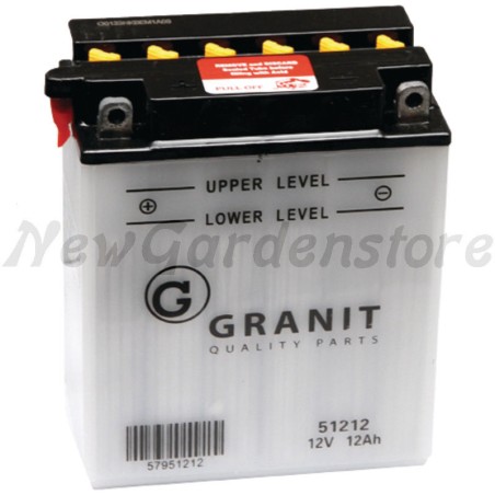 Batteria avviamento elettrico trattorino tagliaerba rasaerba 12V 12Ah 12N12-4A1 | NewgardenParts.com