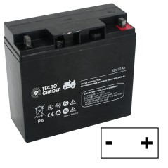 12V 22AH verschlossene Rasentraktor-Starterbatterie, rechter Pluspol