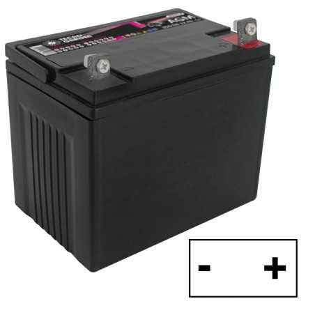 Batería de arranque sellada para tractor de césped 12V 30AH, polo positivo derecho | NewgardenParts.com