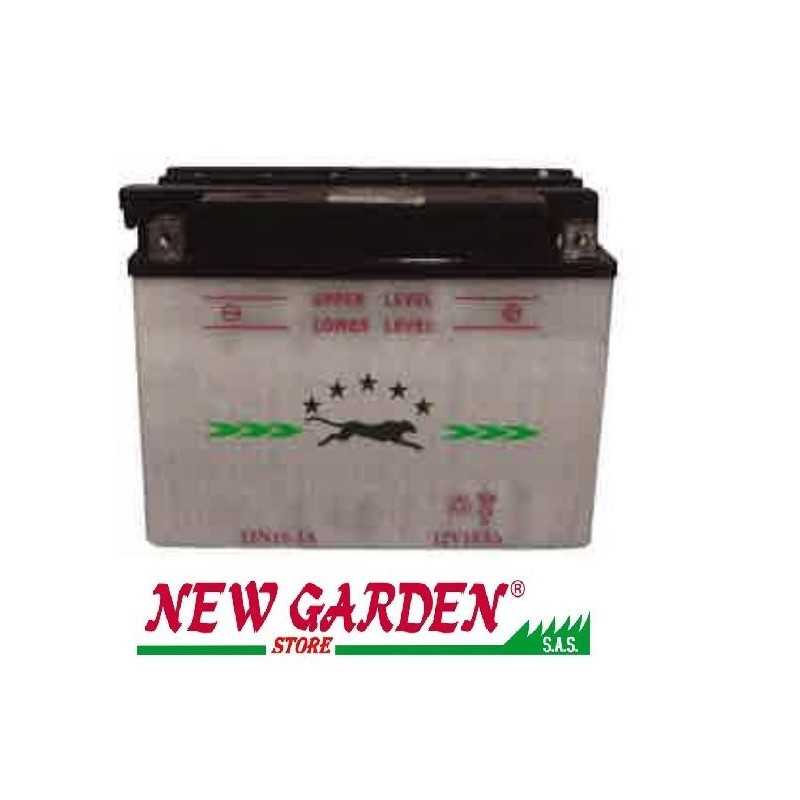 Batería de arranque para tractor de césped 12V/18A polo positivo DX 200x90x170