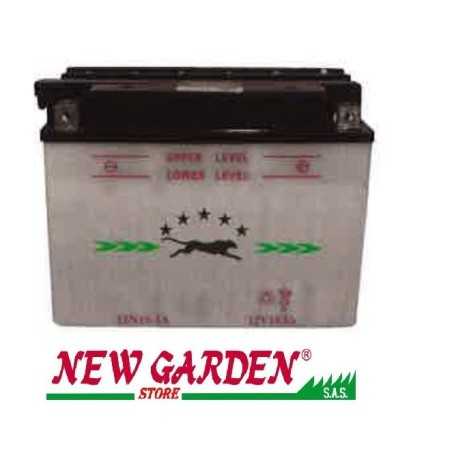 Starter battery for lawn tractor 12V/18A positive pole DX 200x90x170 | NewgardenParts.com