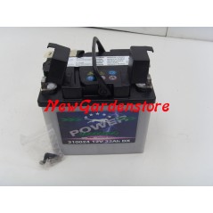 Rasentraktor-Starterbatterie 310024 12V/32A Pluspol RIGHT | NewgardenParts.com