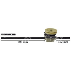 Semovenza per rasaerba NEWTON COMPATIBILE - 049275 | NewgardenParts.com