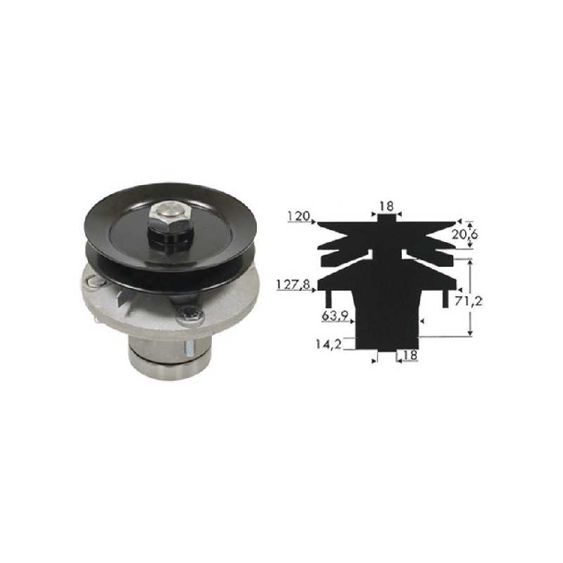 Messerhalterhöhe 101 mm für JOHN DEERE Rasentraktoren AM108925 - 040300