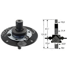 Portalama per trattorini MTD - CUB CADET - TORO - YARD-MAN 717-0912 (ex 917-0912) COMPATIBILE - 023185 | NewgardenParts.com