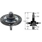 Messerhalter für MTD - CUB CADET - TORO - YARD-MAN Traktoren 753-05319 - ex 917-0906A - 717-0906/A - 023184